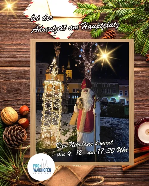 Der Nikolaus kommt am 04.12.
